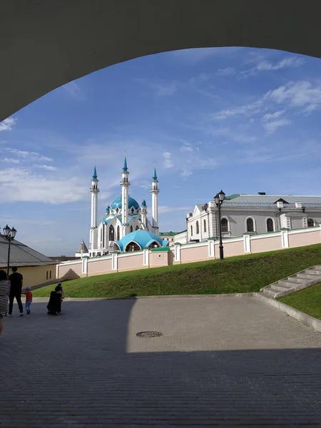 Innenhof Mit Blick Auf Die Moschee Kasaner Kreml — Stockfoto