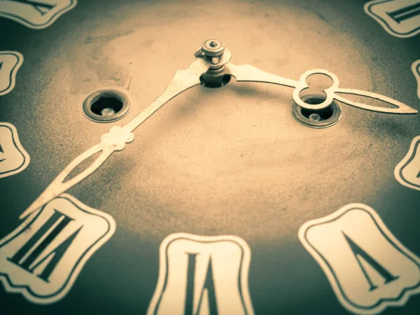 Antiguo Reloj Pared Vintage Con Péndulo Primer Plano Con Reloj —  Fotos de Stock