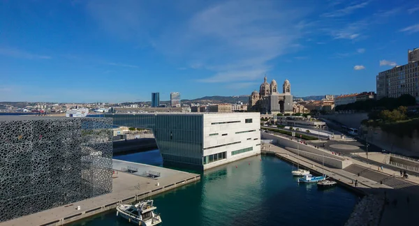 Marseille Frankreich 2019 Blick Auf Mucem Museum Civilizations Europe Mediterranean — Stockfoto