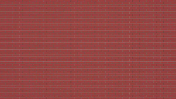 Vägg Gjord Rött Tegel Röda Tegel Sömlös Konsistens — Stockfoto