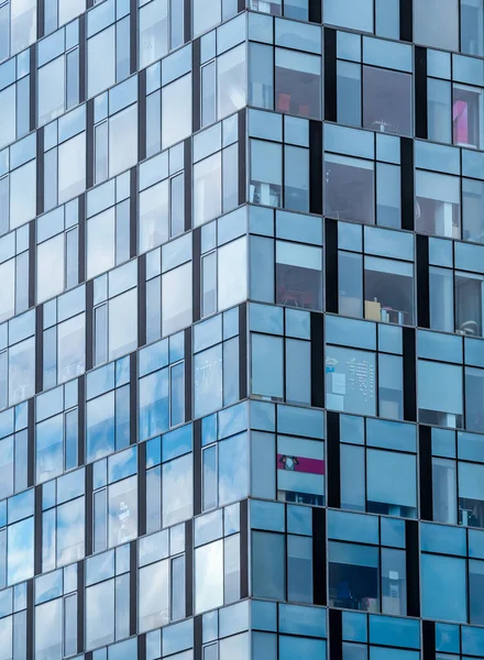 Detail Modern Office Building Glass Building Office Center Bucharest — Stock Photo, Image