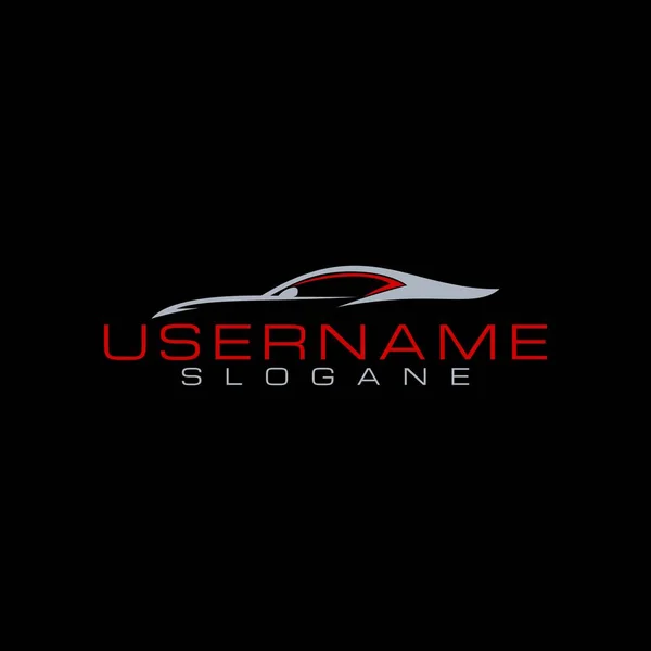 araba hattı modern logo tasarımı siyah geri gruplandırma vektörü