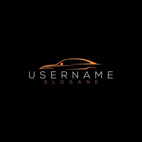 araba hattı modern logo tasarımı siyah geri gruplandırma vektörü