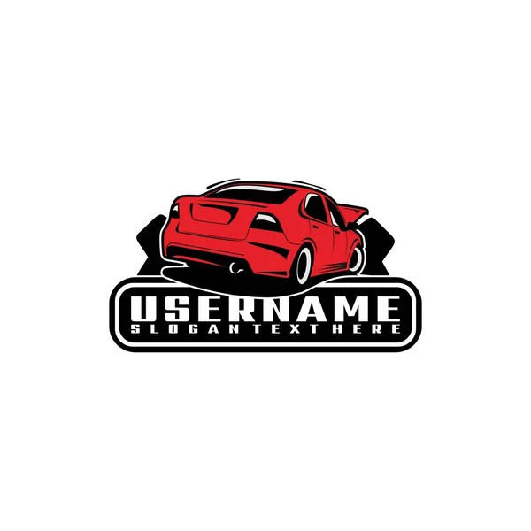 otomobil akortlu logo tasarım vektörü
