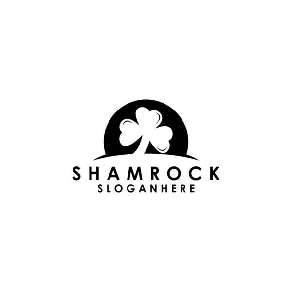 Shamrock Logo Design Concept Vecteur — Image vectorielle