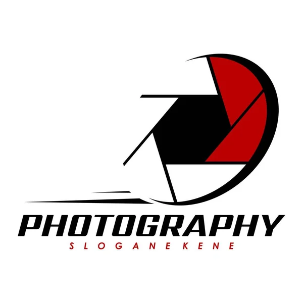 fotoğraf logosu tasarım konsept vektörü