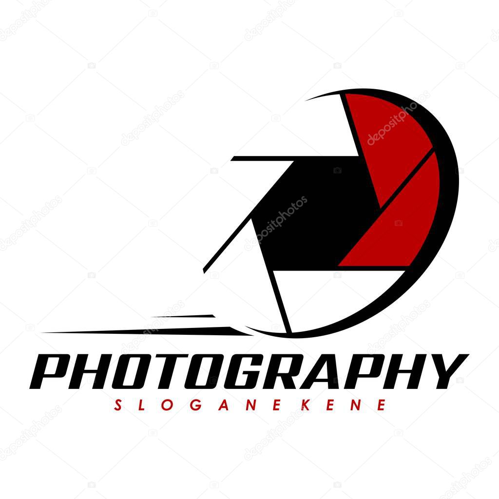 photography logo design concept vector