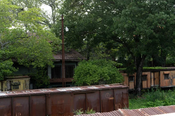 Tren istasyonu terk edilmiş vagon merkezi zacapa