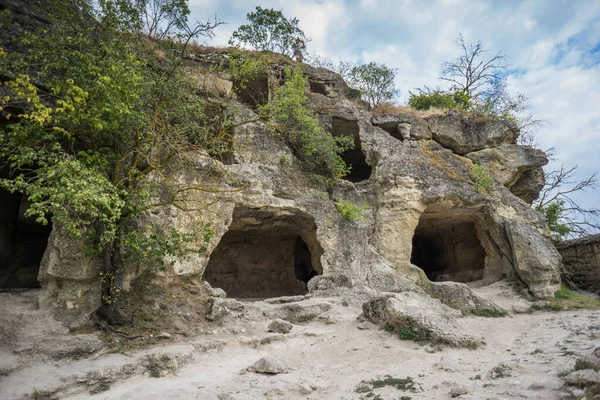 Grotte Chufut Kale Bahchisaraï Visites Crimée — Photo