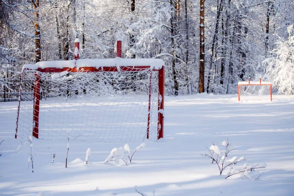 Picture Picturesque Winter Landscape Blue Sky Afternoon — Stock Photo, Image