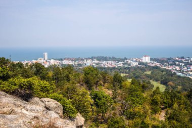 Hua Hin, Tayland 'dan şehre bir bakış açısı.