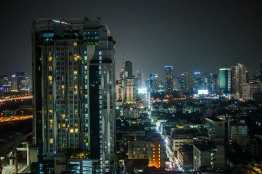 Baiyoke Sky Otel 'deki Bangkok manzarası, Tayland' ın En Yüksek Kulesi