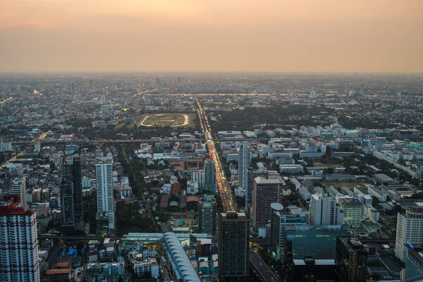 Views of Bangkok in Baiyoke Sky Hotel, Thailand's Tallest Tower