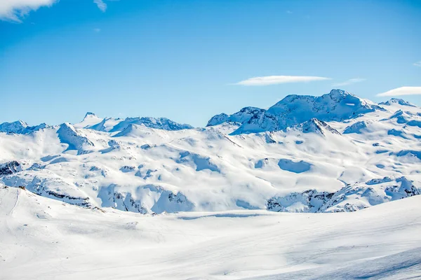 Photo Des Montagnes Neige Après Midi Hiver — Photo