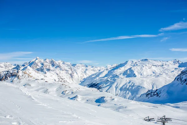 Photo Des Montagnes Neige Après Midi Hiver — Photo