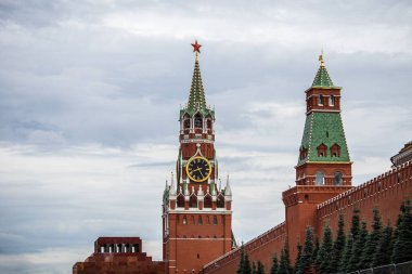 Görünümü Moskova Kremlin, Kızıl Meydan, Moskova, Rusya