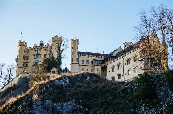 Obraz Zamku Zamek Hohenschwangau Niemczech — Zdjęcie stockowe