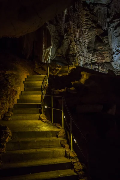 Espeleotemas Caverna Cárstica Solúvel Emine Bair Khosar Chather Dag Crimeia — Fotografia de Stock