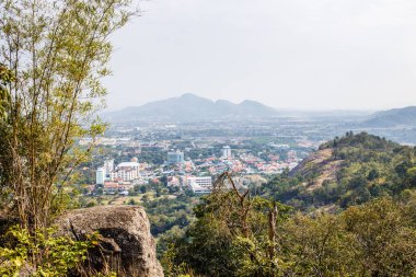 Hua Hin, Tayland 'dan şehre bir bakış açısı.