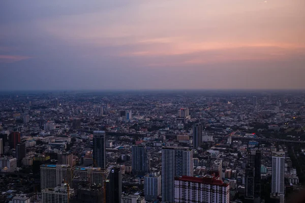 Vue Sur Bangkok Baiyoke Sky Hotel Haute Tour Thaïlande — Photo