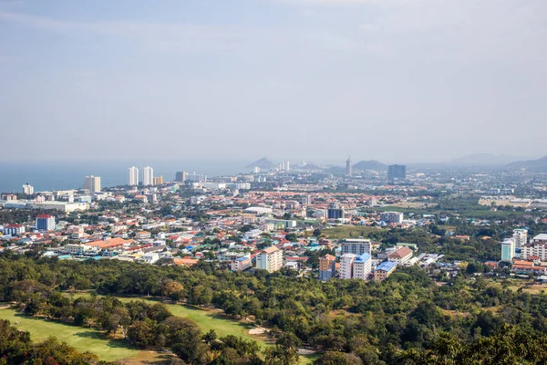 Pohled Město Pohledu Hua Hin Thajsko — Stock fotografie