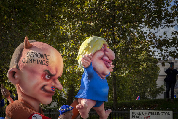 Марш против Брексита в октябре в Лондоне
