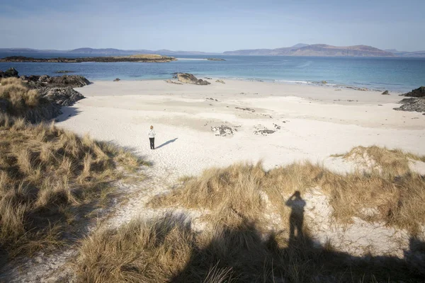 Wit Zandstrand Ten Noorden Van Iona — Stockfoto