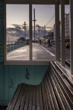 Barınaktan Brighton 'un i360 i360 görüntüsü