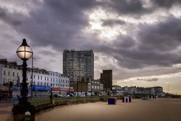 Margate Lungomare Crepuscolo — Foto Stock