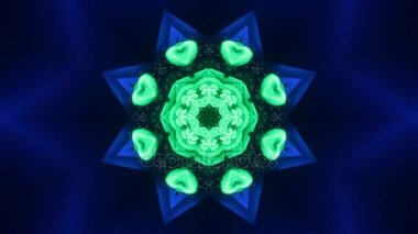 Soyut yıldız süsleme video.