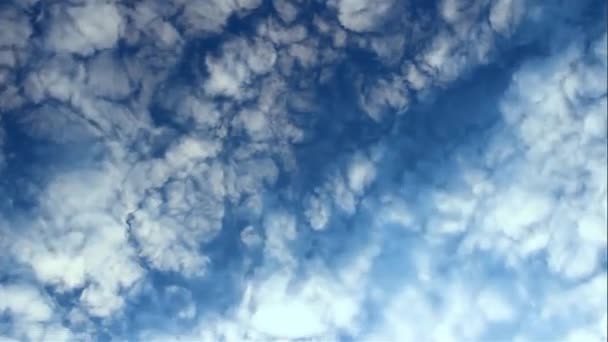 Létající oblohy timelapse video. — Stock video