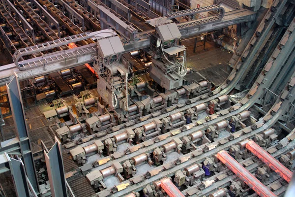 Contrineuze Gietmachine Grote Geïntegreerde Staalfabrieken — Stockfoto