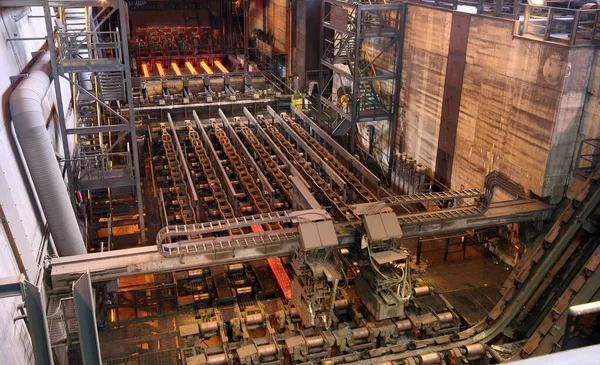 Contrineuze Gietmachine Grote Geïntegreerde Staalfabrieken — Stockfoto