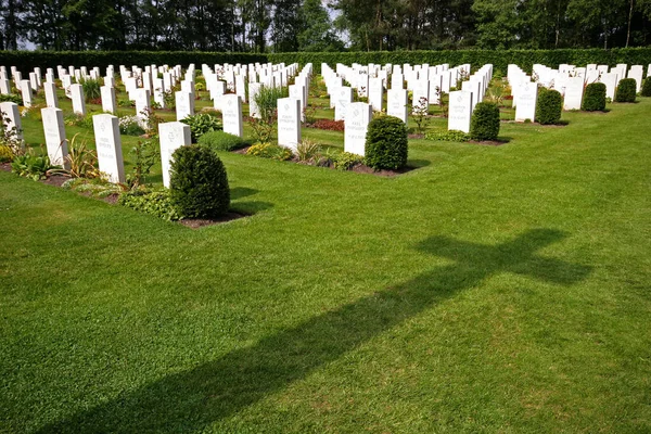 Cannock Chase War Cemetery Contains Commonwealth Burials First World War — Stock Photo, Image