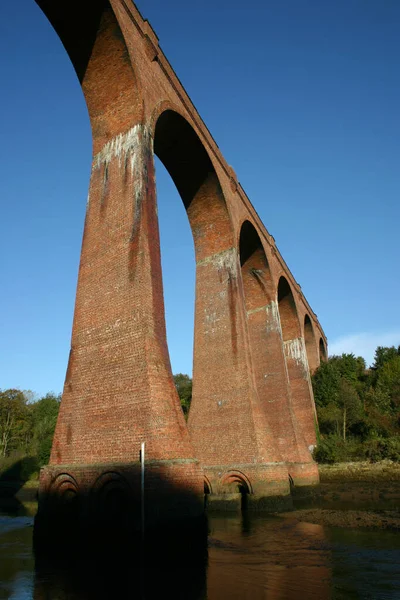 Larpool Viadukt Das Viadukt Wurde Für Die Scarborough Whitby Railway — Stockfoto