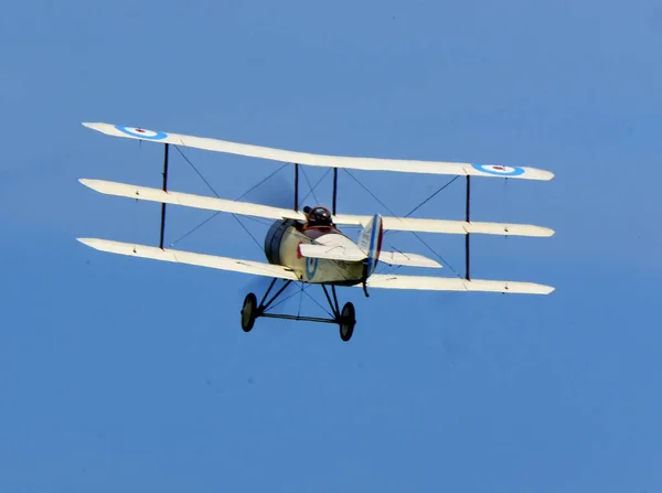 Sopwith Triplane Var Ett Brittiskt Ensitsigt Stridsflygplan Som Konstruerades Och — Stockfoto