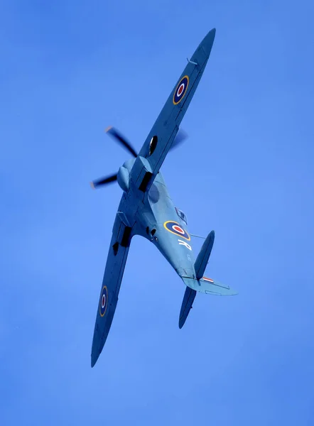 Supermarine Spitfire Британський Одномісний Винищувач Який Використовували Королівських Впс Інших — стокове фото