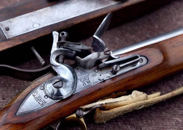 Flintlock Termo Genérico Para Qualquer Arma Fogo Que Use Mecanismo — Fotografia de Stock