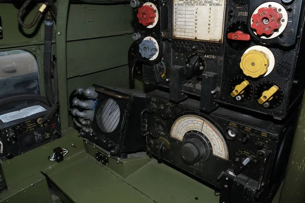 Navigators Position British Second World War Heavy Bomber — Stock Photo, Image