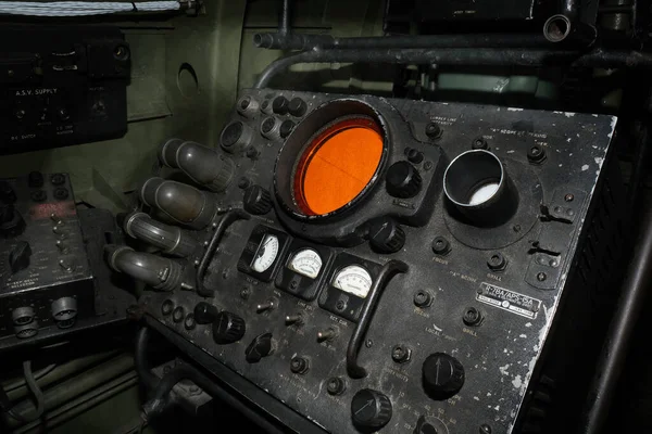 航海家雷达在东柯克比的简 兰卡斯特轰炸机林肯郡航空遗产信托基金 — 图库照片