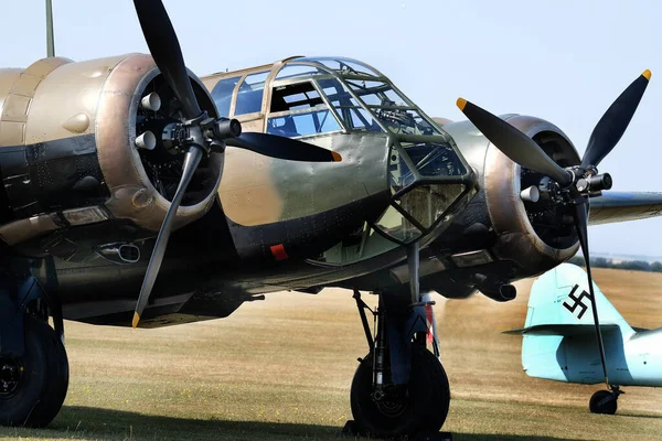 Bristol Blenheim Avião Bombardeiro Britânico Projetado Construído Pela Bristol Aeroplane — Fotografia de Stock
