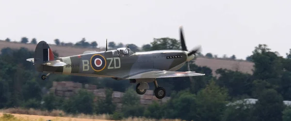 Supermarine Spitfire Avión Combate Británico Solo Asiento Que Fue Utilizado —  Fotos de Stock