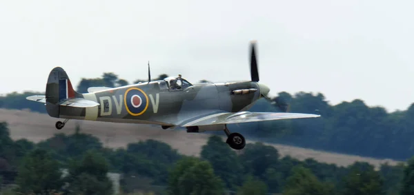 Supermarine Spitfire Ett Brittiskt Ensitsigt Stridsflygplan Som Användes Royal Air — Stockfoto