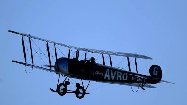 Avro 504 Var Ett Biplansflygplan Från Första Världskriget Tillverkat Flygbolaget — Stockfoto