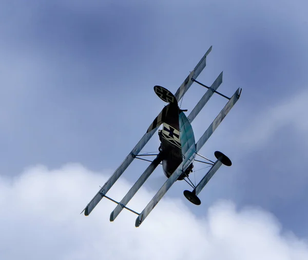 Fokker Dri 플레인 Fokker Triplane Fokker Flugzeugwerke 전투기이다 비행기는 이스트 — 스톡 사진