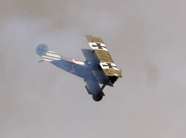 Fokker Menudo Conocido Simplemente Como Fokker Triplane Fue Avión Combate —  Fotos de Stock