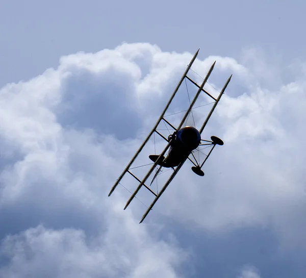 트라이 플레인 Sopwith Triplane 회사가 영국의 전투기이다 항공기 2019 — 스톡 사진