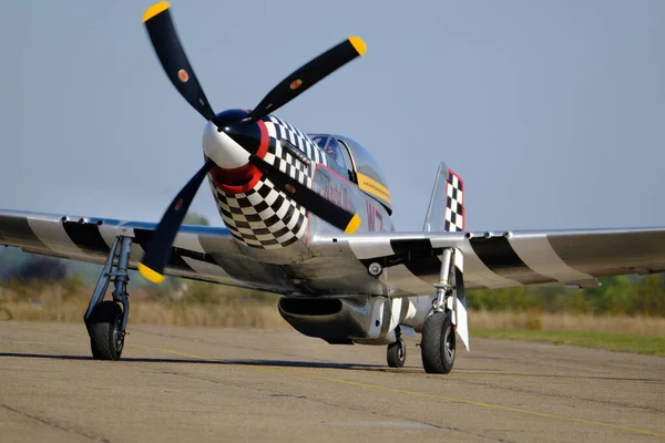 North American Aviation Mustang Американський Одномісний Винищувач Винищувач Бомбардувальник Використовувався — стокове фото