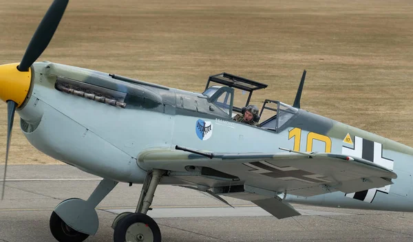 Buchon Huvudsak Rolls Royce Merlin Motor Messerschmitt Bf109 Luftwaffe Bemannade — Stockfoto