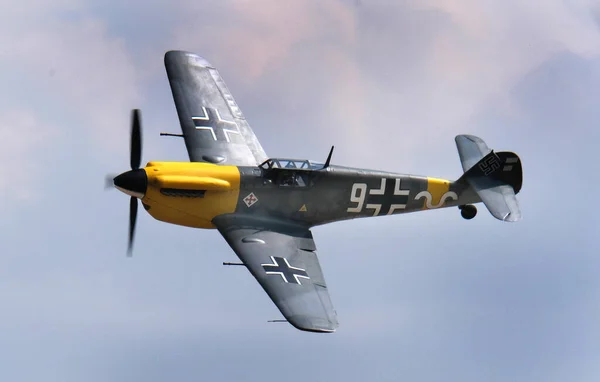 Buchon Jest Zasadniczo Silnikiem Rolls Royce Merlin Messerschmitt Bf109 Luftwaffe — Zdjęcie stockowe